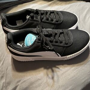 Puma Classic Black and White Sneakers